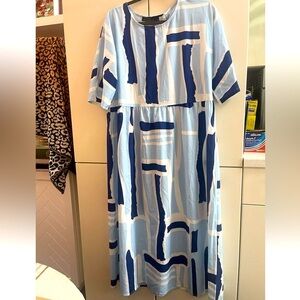Zanzea Collection maternity long dress Size M Blue